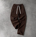 VAYR UNIT_04 Dust Brown Wide-Leg Pants - Front View Premium Cosmic Earth Tone Trousers